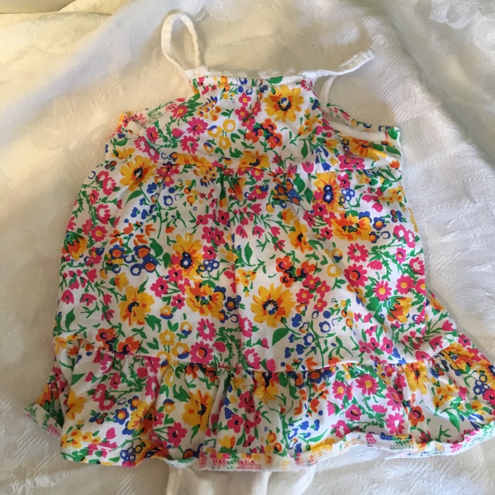CHAPS floral romper-6 months